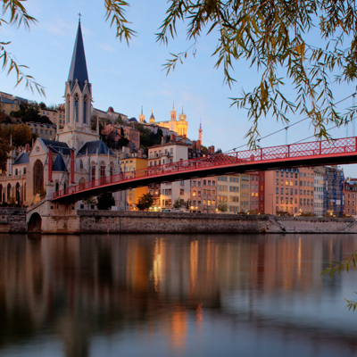 Superbe vue de Lyon, montrant le charme de la ville pour ceux qui envisagent un déménagement à Lyon